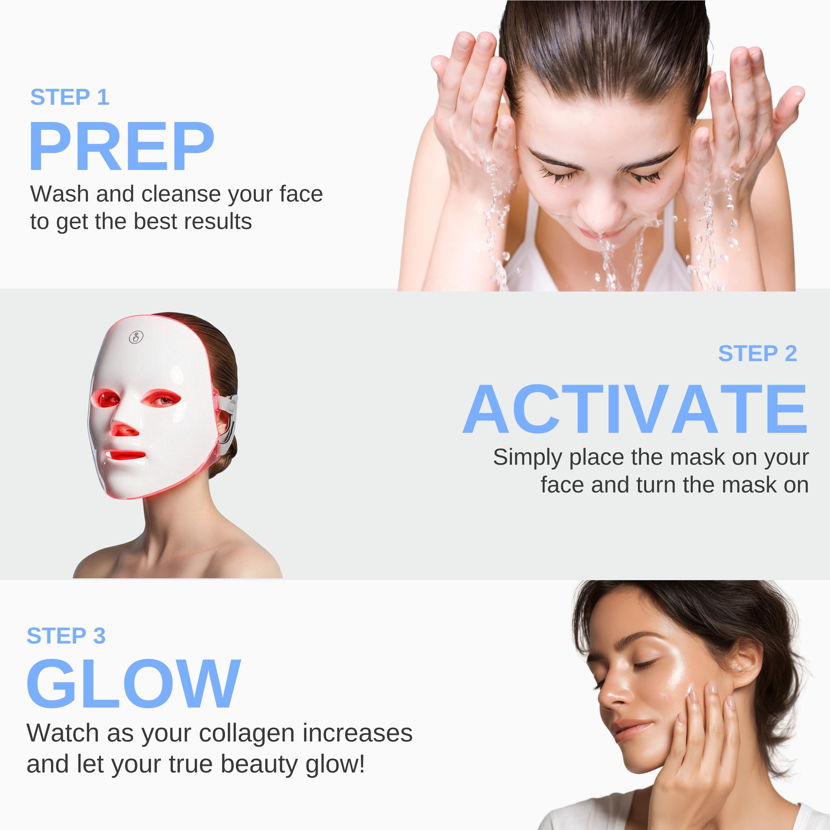 Anti-Aging Red Light Mask