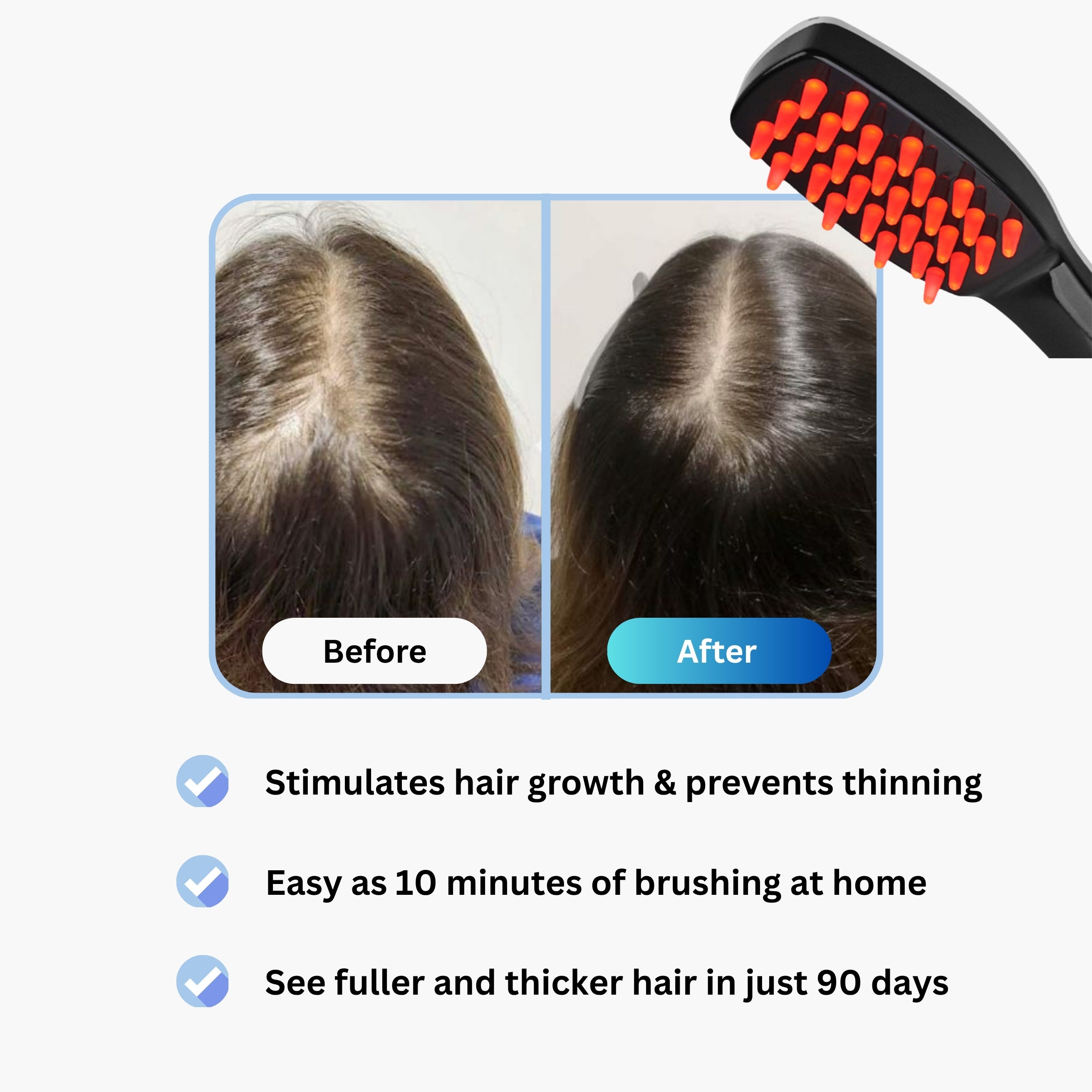 True Beauty Glow Hair Restoring Brush