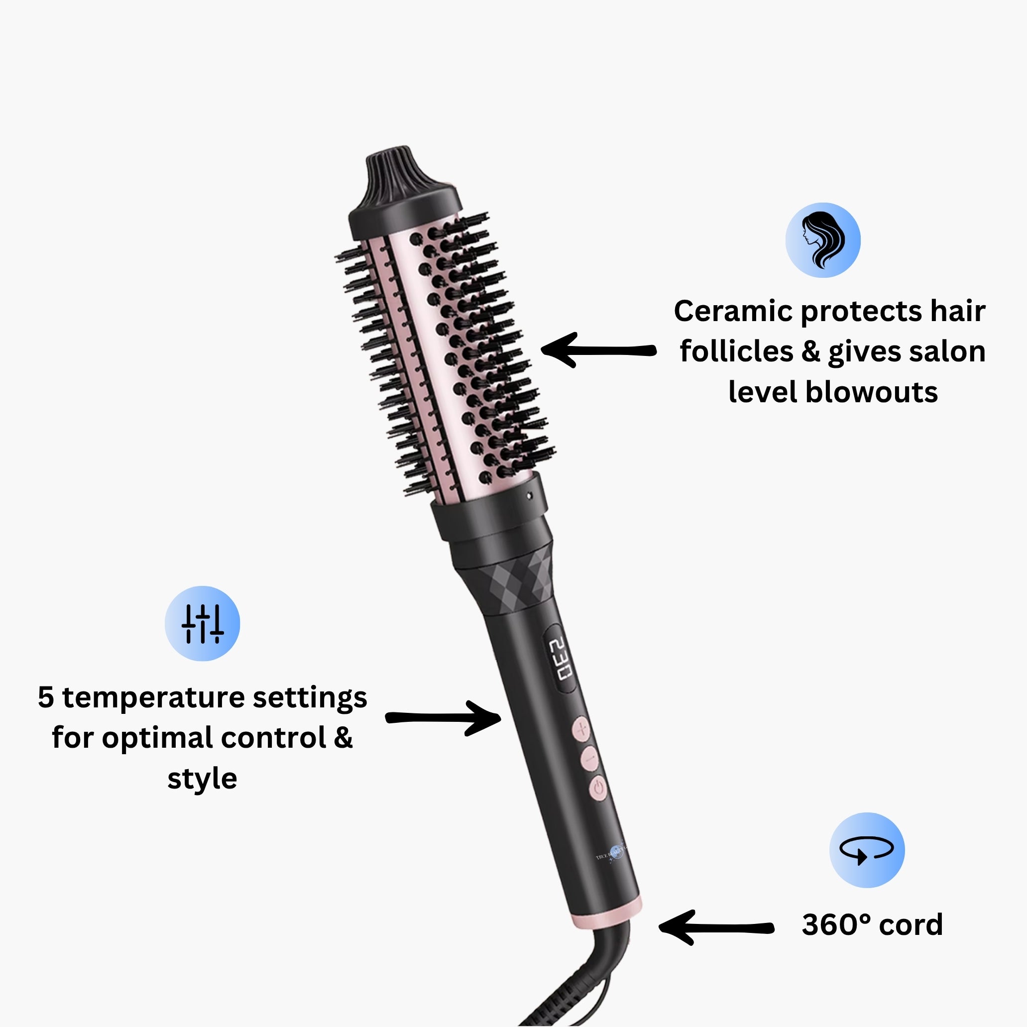 True Beauty Glow Thermal Blowout Brush