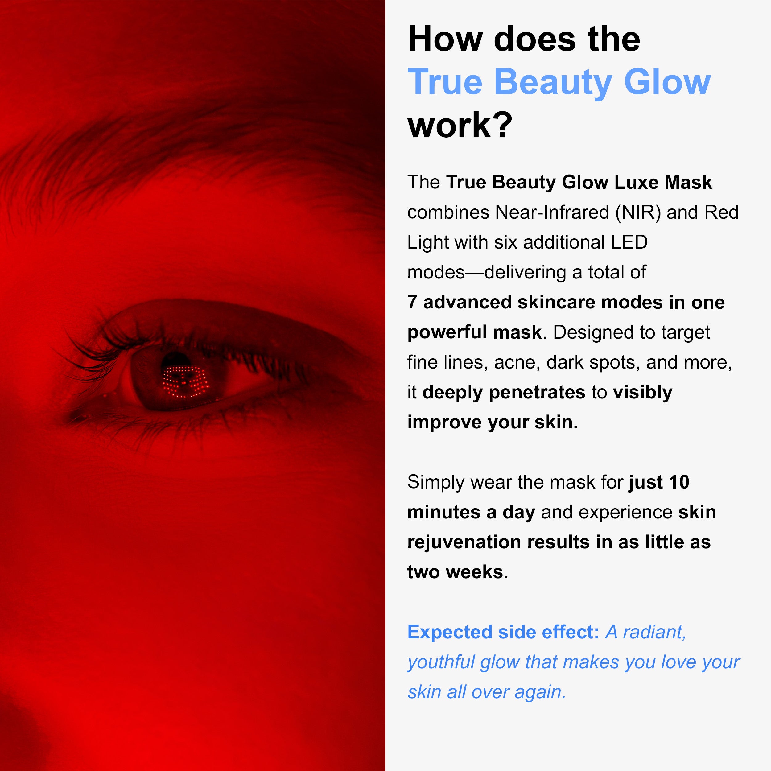 True Beauty Glow Luxe LED Mask