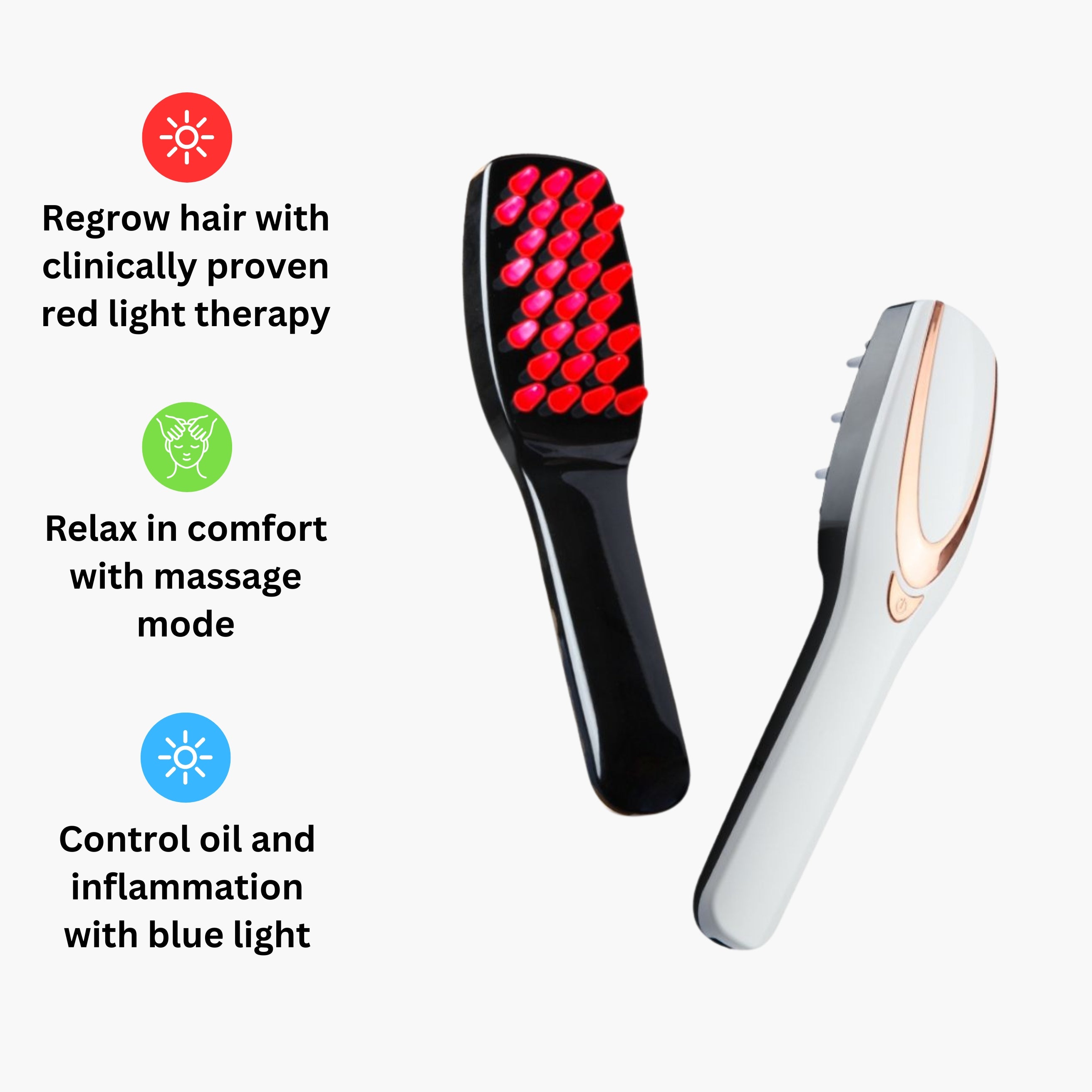 True Beauty Glow Hair Restoring Brush